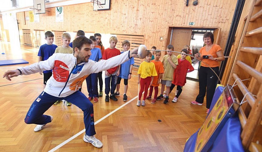 Vyhrajte čtení s olympijským vítězem Davidem Svobodou pro třídu