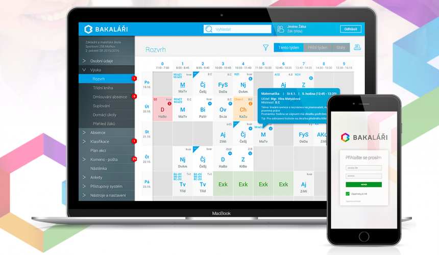 Zjednodušte si evidenci tříd a žáků s Bakaláři