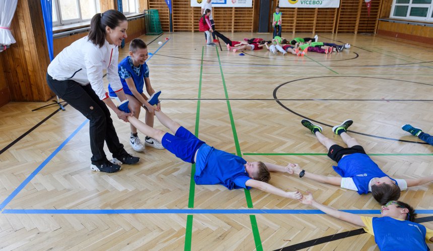 Když nic nevzdáte! Olympijský trénink s lyžařkou Strachovou zavítal do Hostivaře