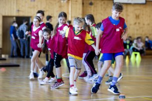 Olympijský trénink s Míšou Hrubou na ZŠ Mírová v Ústí nad Labem