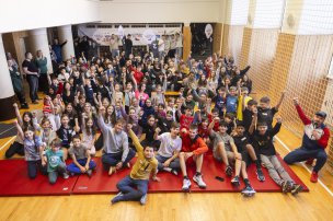 Olympijský trénink s Lukášem Rohanem na ZŠ Křesomyslova