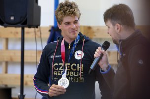 Olympijský trénink s Lukášem Rohanem na ZŠ J. Matiegky Mělník