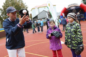 Baseballová show na ZŠ Královské Poříčí