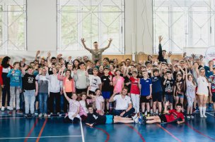 Olympijský trénink s Lukášem Rohanem na 2. ZŠ Holešov