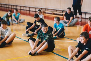 Sportovní den Paralympijské výzvy s Dušanem Petřvalským v Kroměříži