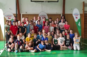 Olympijský trénink s Petrem Korbelem na ZŠ MUDr. E. Lukášové a Klegova, Ostrava