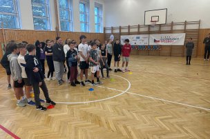 Olympijský trénink s Jiřím Beranem na ZŠ Staňkova Pardubice