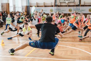 Olympijský trénink s Petrem Frydrychem na ZŠ Sokolov