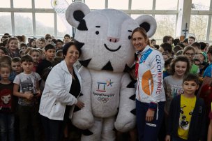 Trénink s olympionikem na ZŠ Praha 10 - Hostivař