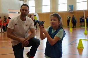 Trénink s olympionikem na ZŠ Třebíč