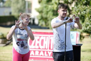 Sportovní den Paralympijské výzvy se Zbyňkem Kotkem v Kamenici