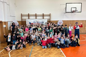 Olympijský trénink s Lukášem Rohanem v ZŠ Stupkova Olomouc