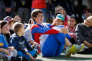 Sportovní den Paralympijské výzvy s Lenkou Matouškovou v Berouně