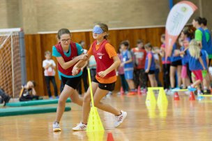 Olympijský trénink s Petrem Pilátem na ZŠ Dolní Újezd