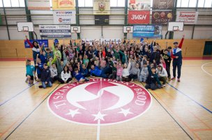 Olympijský trénink s Adamem Mendrekem na ZŠ Mariánské nám., Uh. Brod