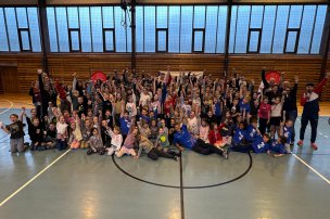 Olympijský trénink s Lukášem Rohanem, ZŠ Dubá